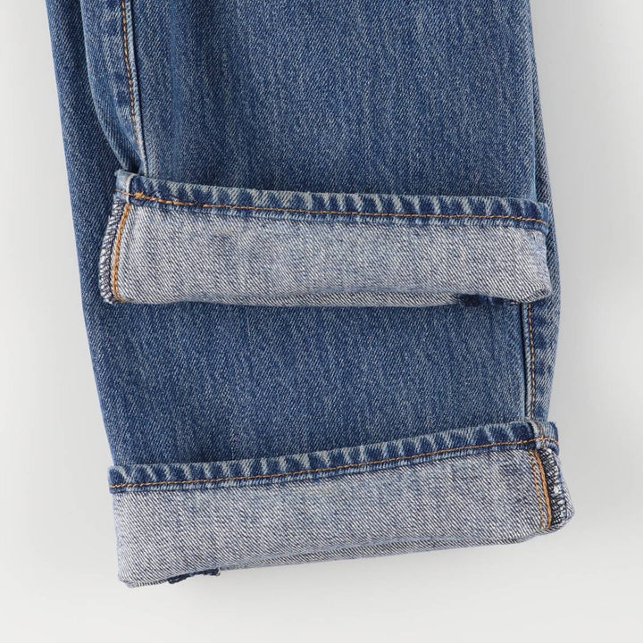 Levi's 501 straight denim pants for men, size W34 cotton blue type Vintage Second Hand