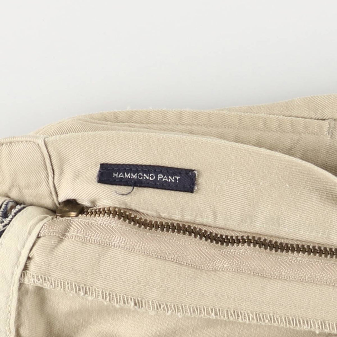 Ralph Lauren Polo Ralph Lauren Two-pleat Chino Pants for Men, W35 cotton Beige type Vintage Second Hand