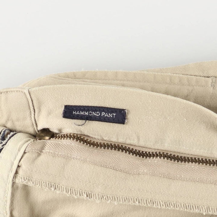 Ralph Lauren Polo Ralph Lauren Two-pleat Chino Pants for Men, W35 cotton Beige type Vintage Second Hand