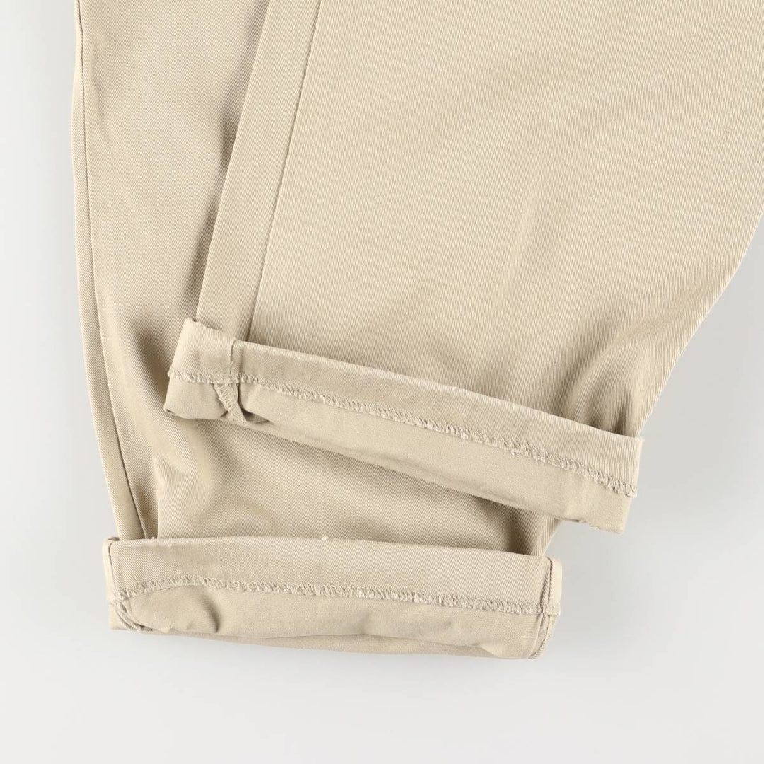 Ralph Lauren Polo Ralph Lauren Two-pleat Chino Pants for Men, W35 cotton Beige type Vintage Second Hand