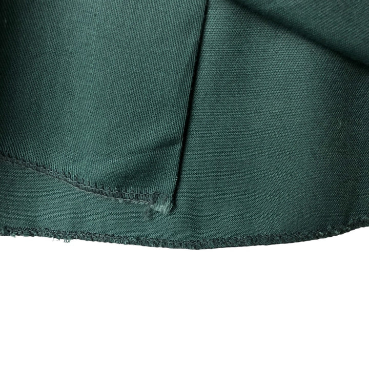 Vintage Dickies long-sleeved work shirt, made in the USA, men's size XL polyester Green type dark green Vintage Second Hand