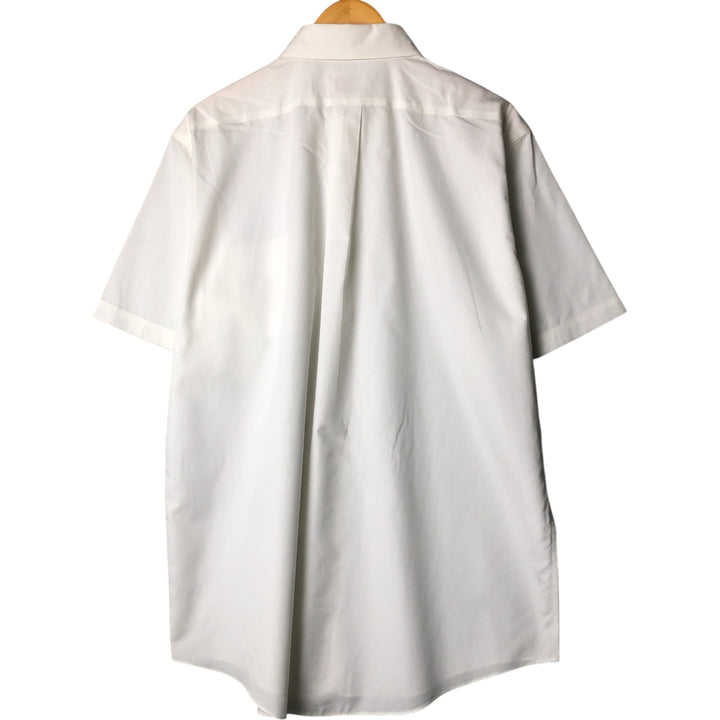 Brooks Brothers 346 short sleeve button-down shirt, men's size L cotton white type Vintage Second Hand