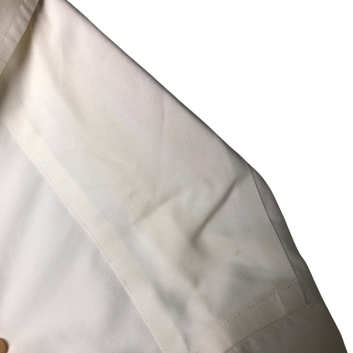 Brooks Brothers 346 short sleeve button-down shirt, men's size L cotton white type Vintage Second Hand