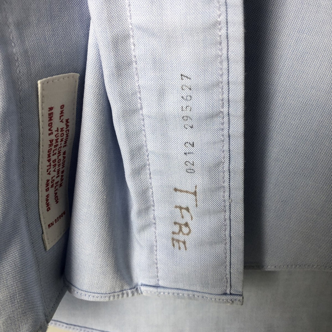 Brooks Brothers 346 long sleeve cotton shirt, men's size L cotton Blue type light blue Vintage Second Hand