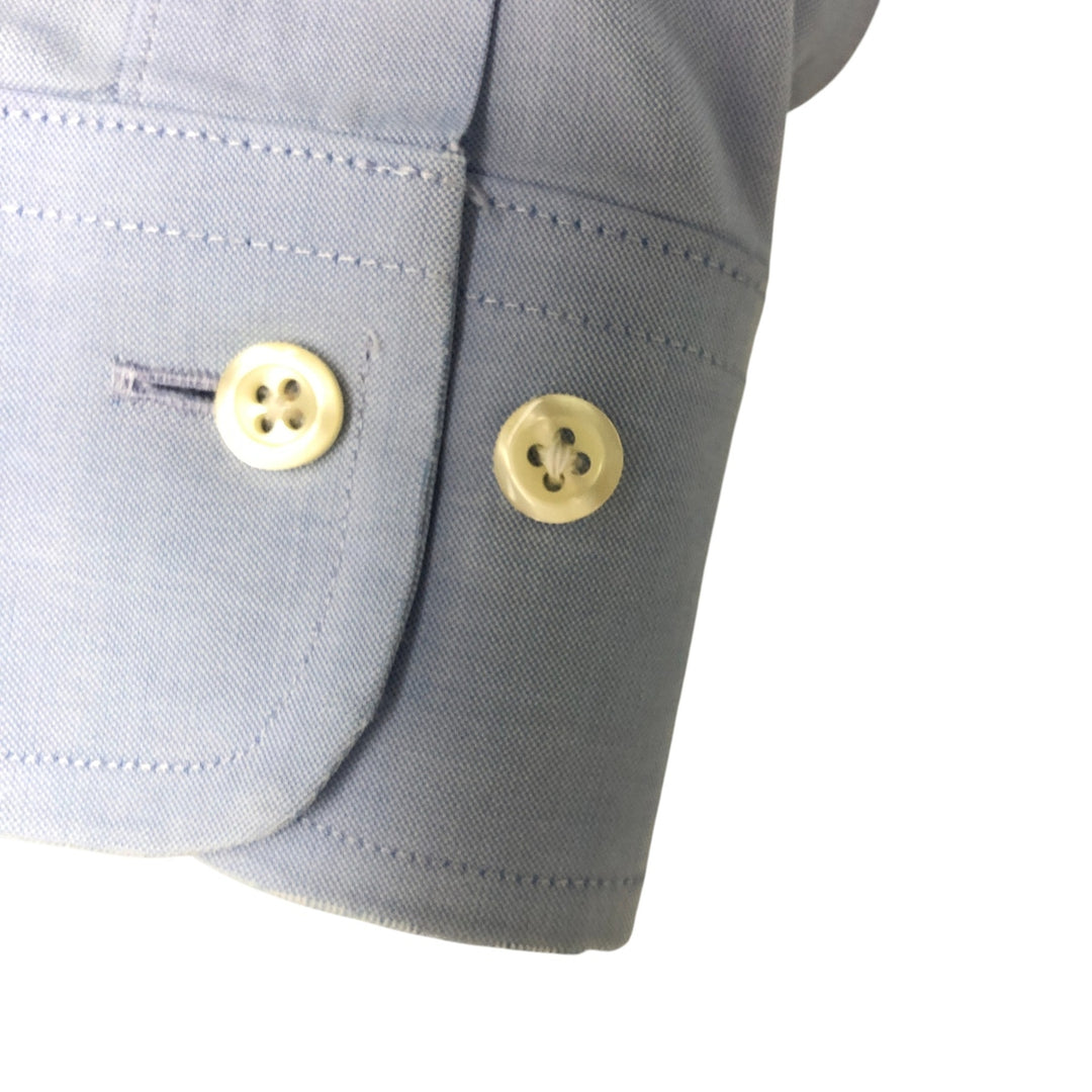 Brooks Brothers 346 long sleeve cotton shirt, men's size L cotton Blue type light blue Vintage Second Hand