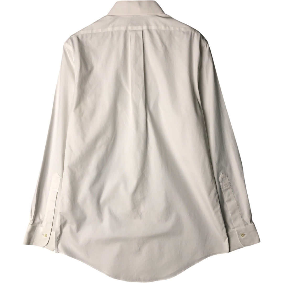 Brooks Brothers Est.1818 Long Sleeve Cotton Shirt, Men's Medium cotton white type Vintage Second Hand