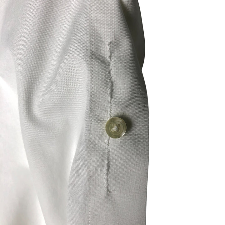 Brooks Brothers Est.1818 Long Sleeve Cotton Shirt, Men's Medium cotton white type Vintage Second Hand