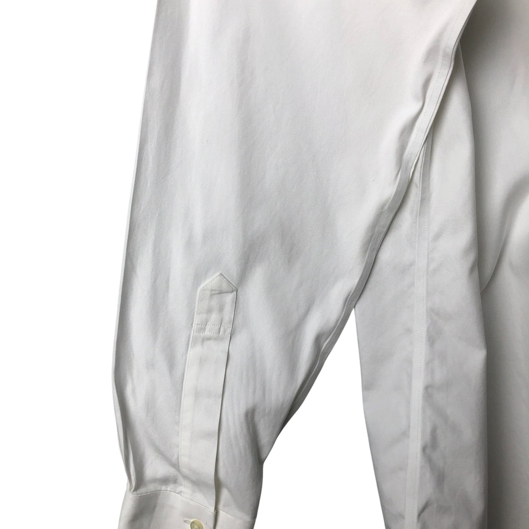 Brooks Brothers Est.1818 Long Sleeve Cotton Shirt, Men's Medium cotton white type Vintage Second Hand