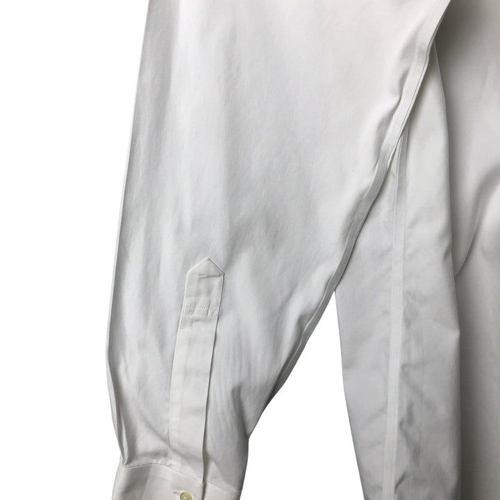 Brooks Brothers Est.1818 Long Sleeve Cotton Shirt, Men's Medium cotton white type Vintage Second Hand