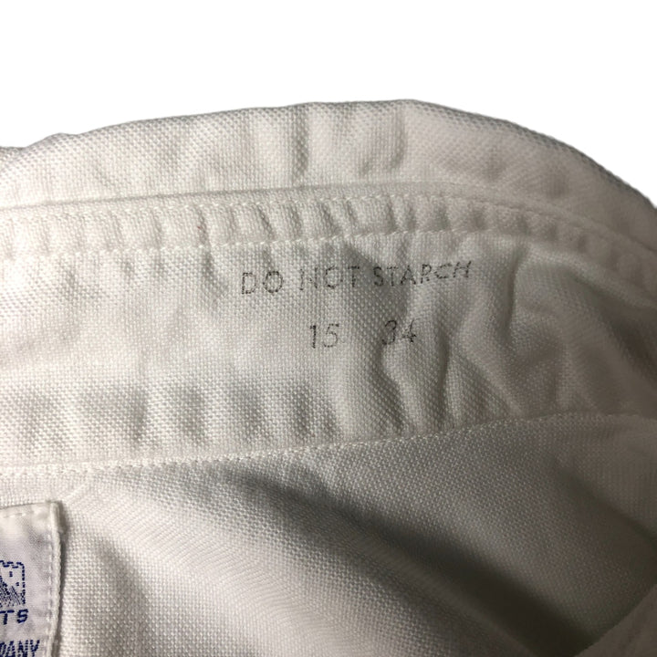 Vintage 1960'S MARSHALL FIELD & COMPANY CONWAY SHIRTS, tab collar, long sleeve cotton shirt, made in the USA, men's size M. unclear white type Vintage Second Hand