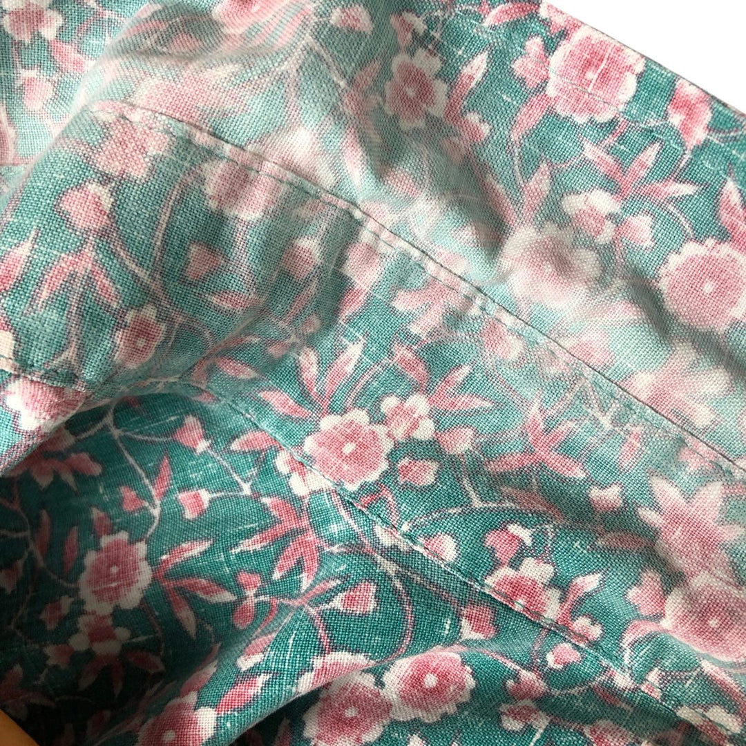 90'S Reyn Spooner All-Over Floral Hawaiian Aloha Shirt, Men's Size XL, Vintage cotton green type Vintage Second Hand