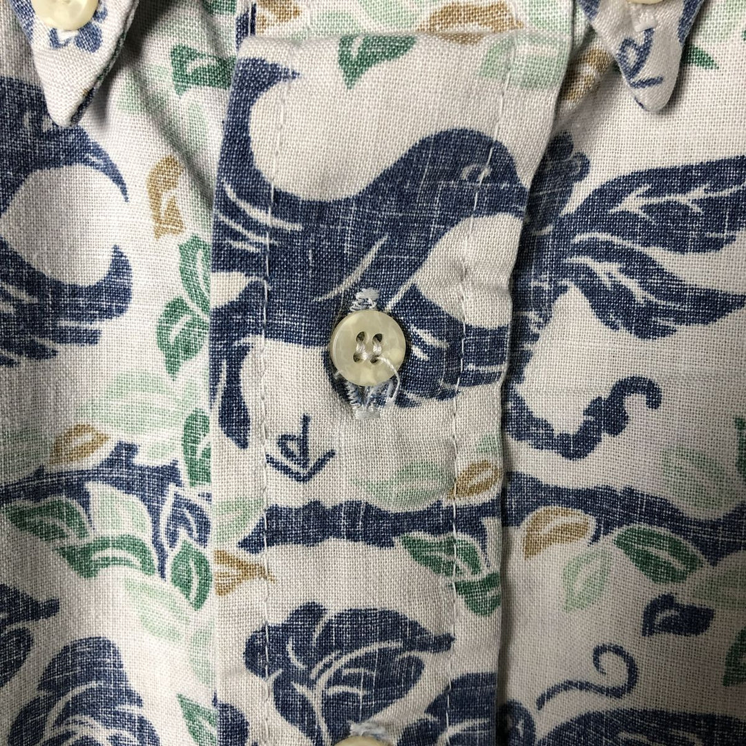 Reyn Spooner Dietrich Varez All-Over Print Pullover Button-Down Hawaiian Aloha Shirt, Men's XL cotton pale white type Vintage Second Hand
