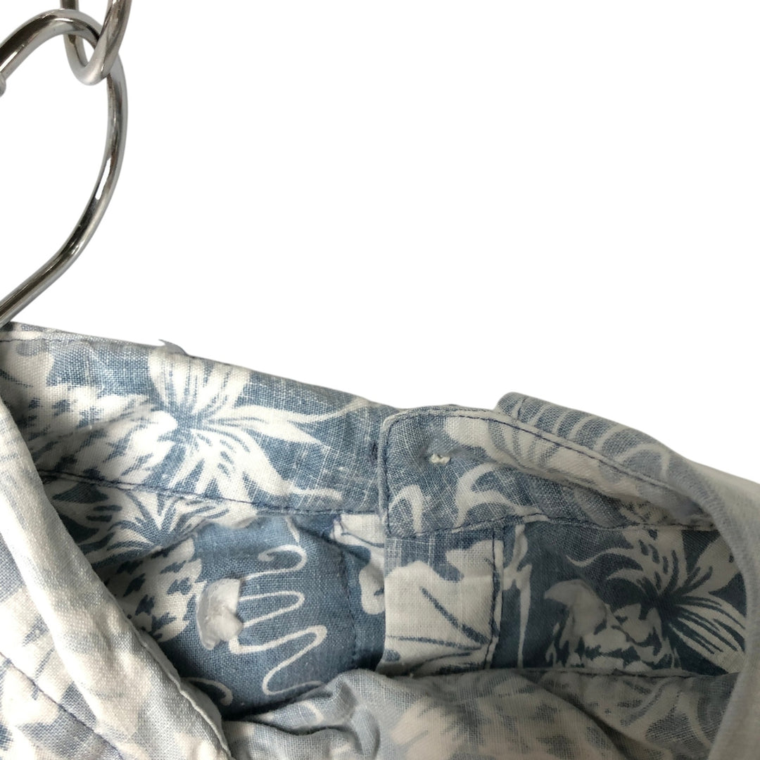 90'S Reyn Spooner Swimsuit Tag All-Over Print Pullover Button-Down Hawaiian Aloha Shirt Box Shirt Men's Medium cotton gray type Vintage Second Hand