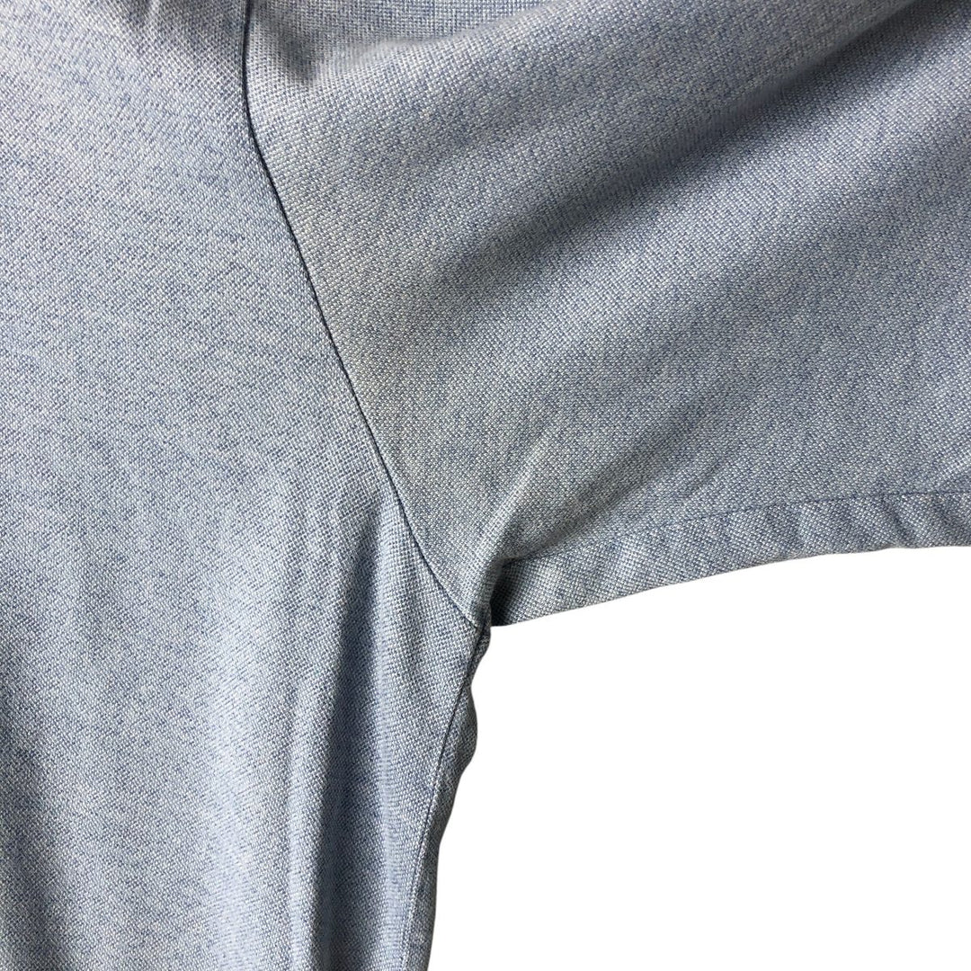 Ralph Lauren POLO GOLF Men's XL Open-Front Short Sleeve Polo Shirt cotton Blue type light blue Vintage Second Hand