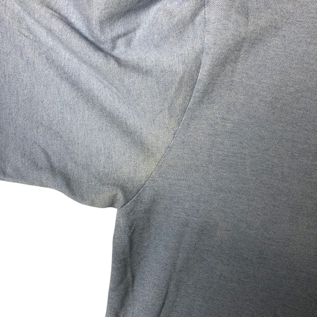 Ralph Lauren POLO GOLF Men's XL Open-Front Short Sleeve Polo Shirt cotton Blue type light blue Vintage Second Hand
