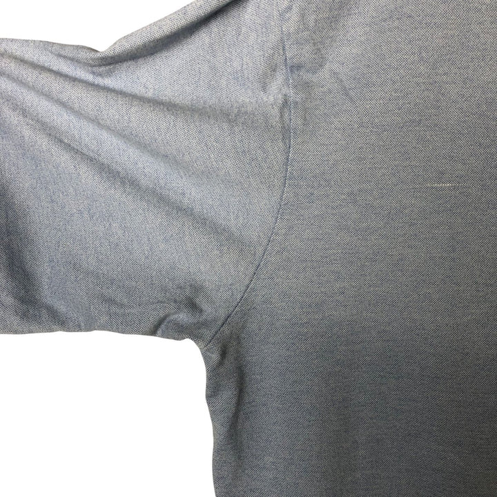 Ralph Lauren POLO GOLF Men's XL Open-Front Short Sleeve Polo Shirt cotton Blue type light blue Vintage Second Hand