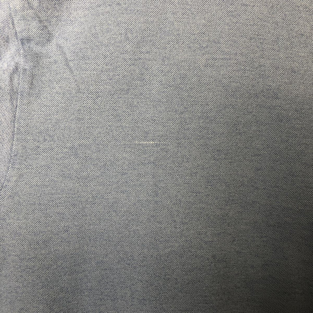 Ralph Lauren POLO GOLF Men's XL Open-Front Short Sleeve Polo Shirt cotton Blue type light blue Vintage Second Hand