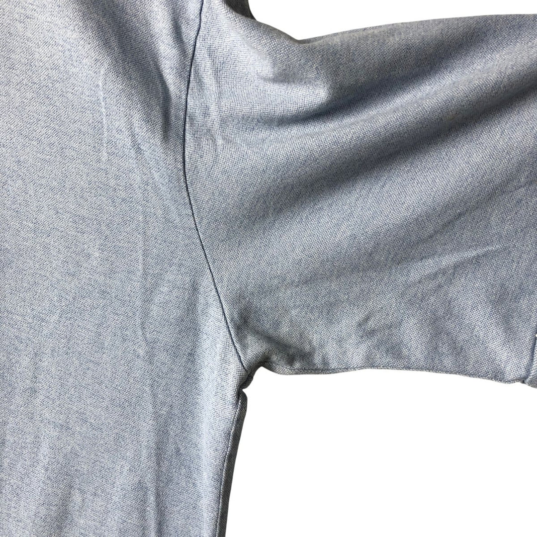 Ralph Lauren POLO GOLF Men's XL Open-Front Short Sleeve Polo Shirt cotton Blue type light blue Vintage Second Hand