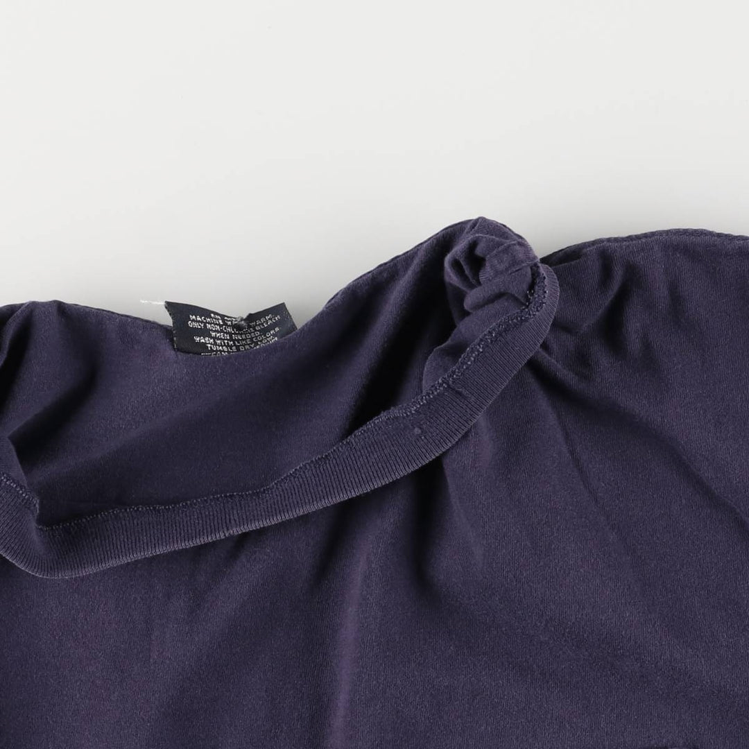 Ralph Lauren POLO by Ralph Lauren Short Sleeve Logo Pocket T-Shirt, Made in USA, Men's Size Medium cotton navy blue type Vintage Second Hand