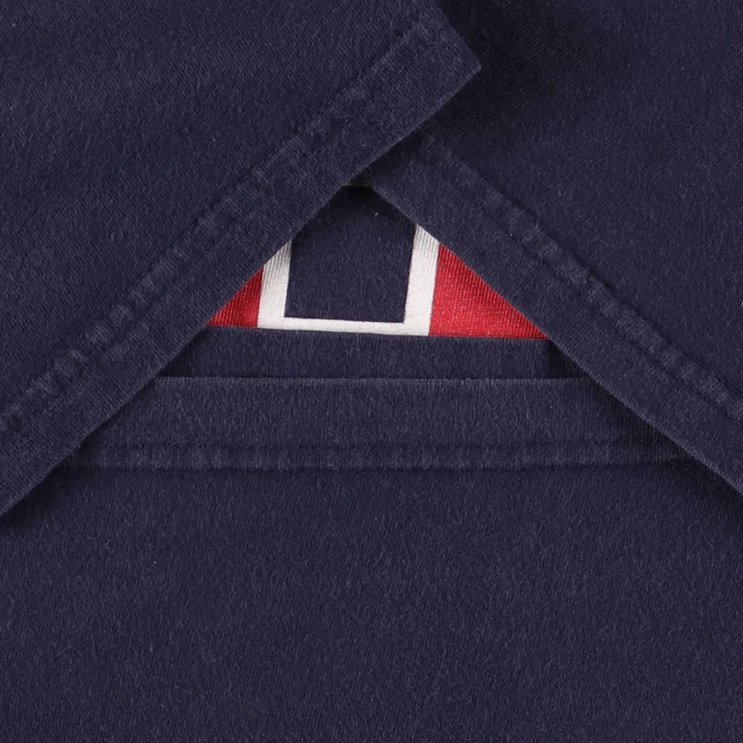 Ralph Lauren POLO SPORT RALPH LAUREN short-sleeved logo T-shirt, men's size S cotton navy blue type Vintage Second Hand