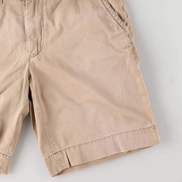 Ralph Lauren POLO by Ralph Lauren Chino Shorts, Half Pants, Men's, W32 equivalent cotton Beige type Vintage Second Hand