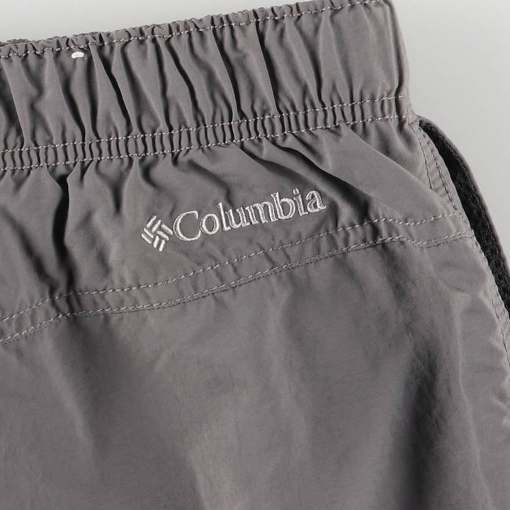 Columbia swim shorts, men's size L Nylon gray type Vintage Second Hand