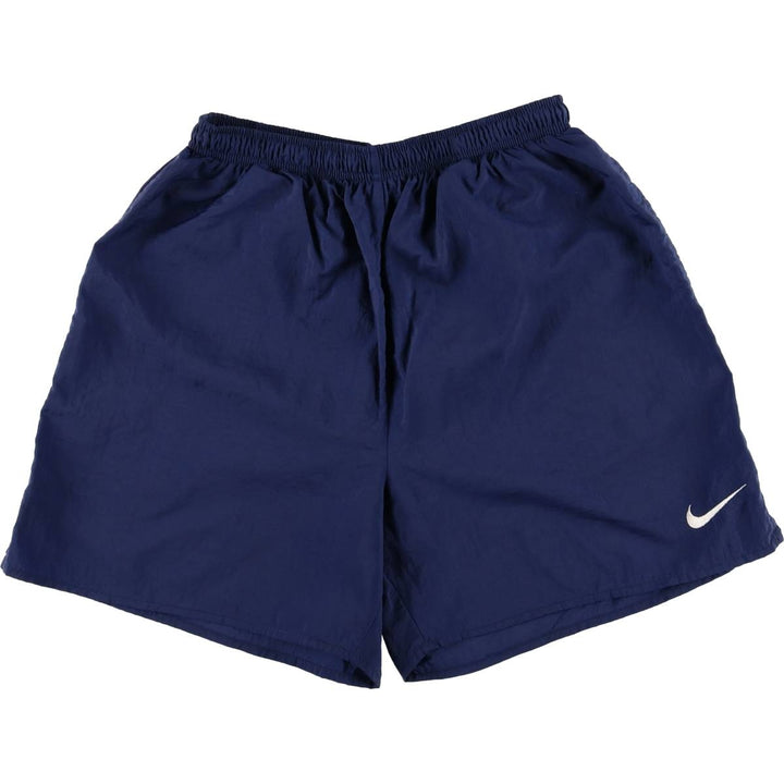 90'S Nike Swim Shorts, Short Pants, Men's L Size, Vintage unclear navy blue type Vintage Second Hand