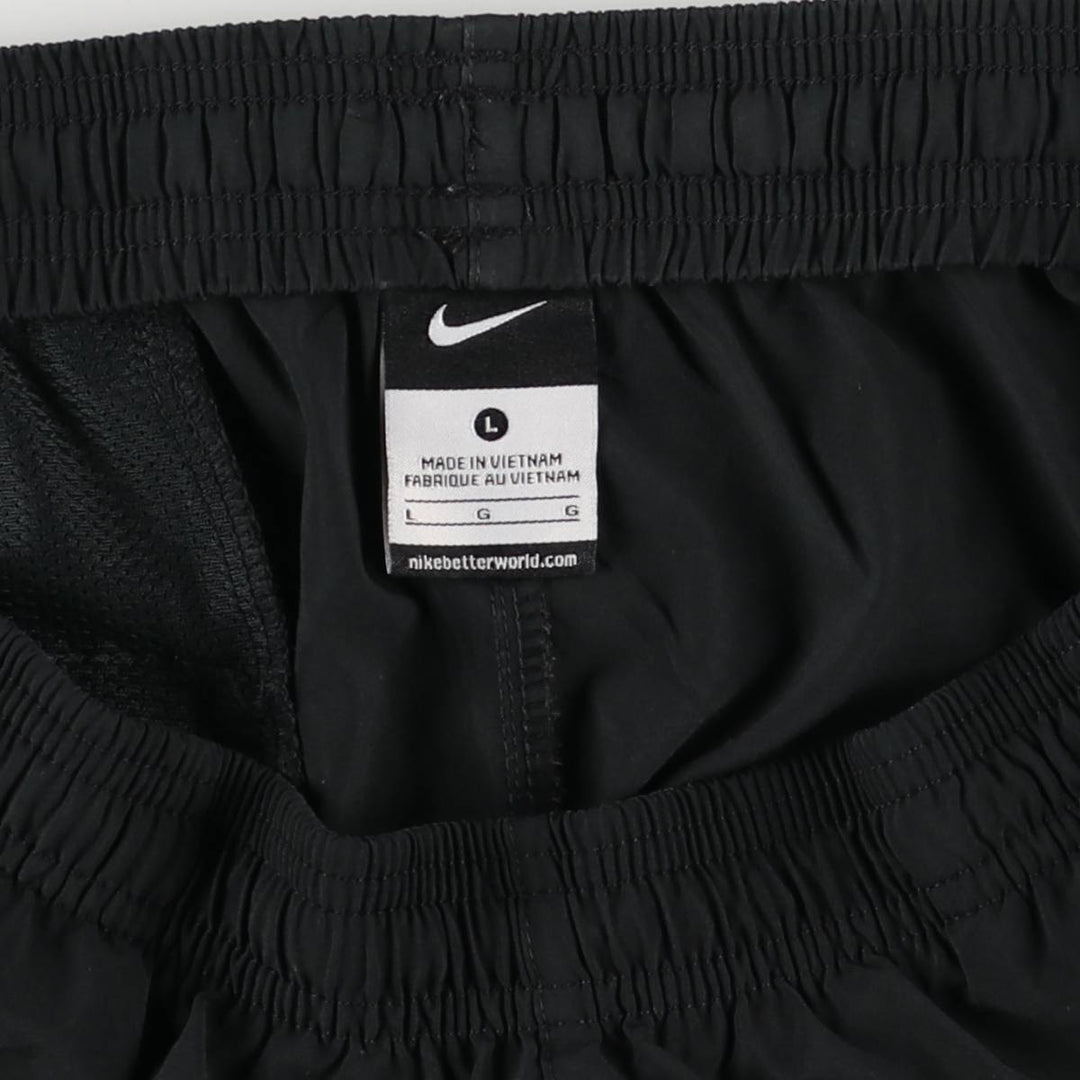 Nike shorts, men's size L polyester black type Vintage Second Hand