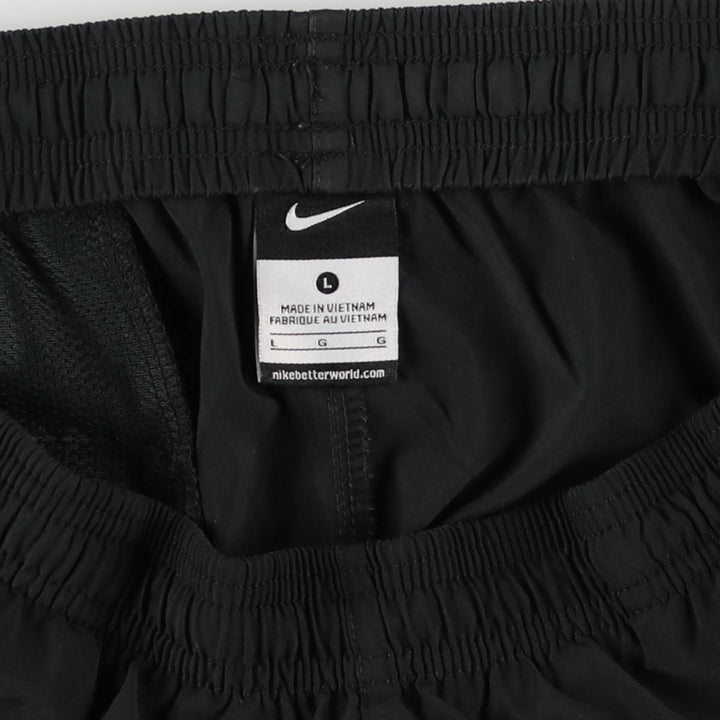 Nike shorts, men's size L polyester black type Vintage Second Hand