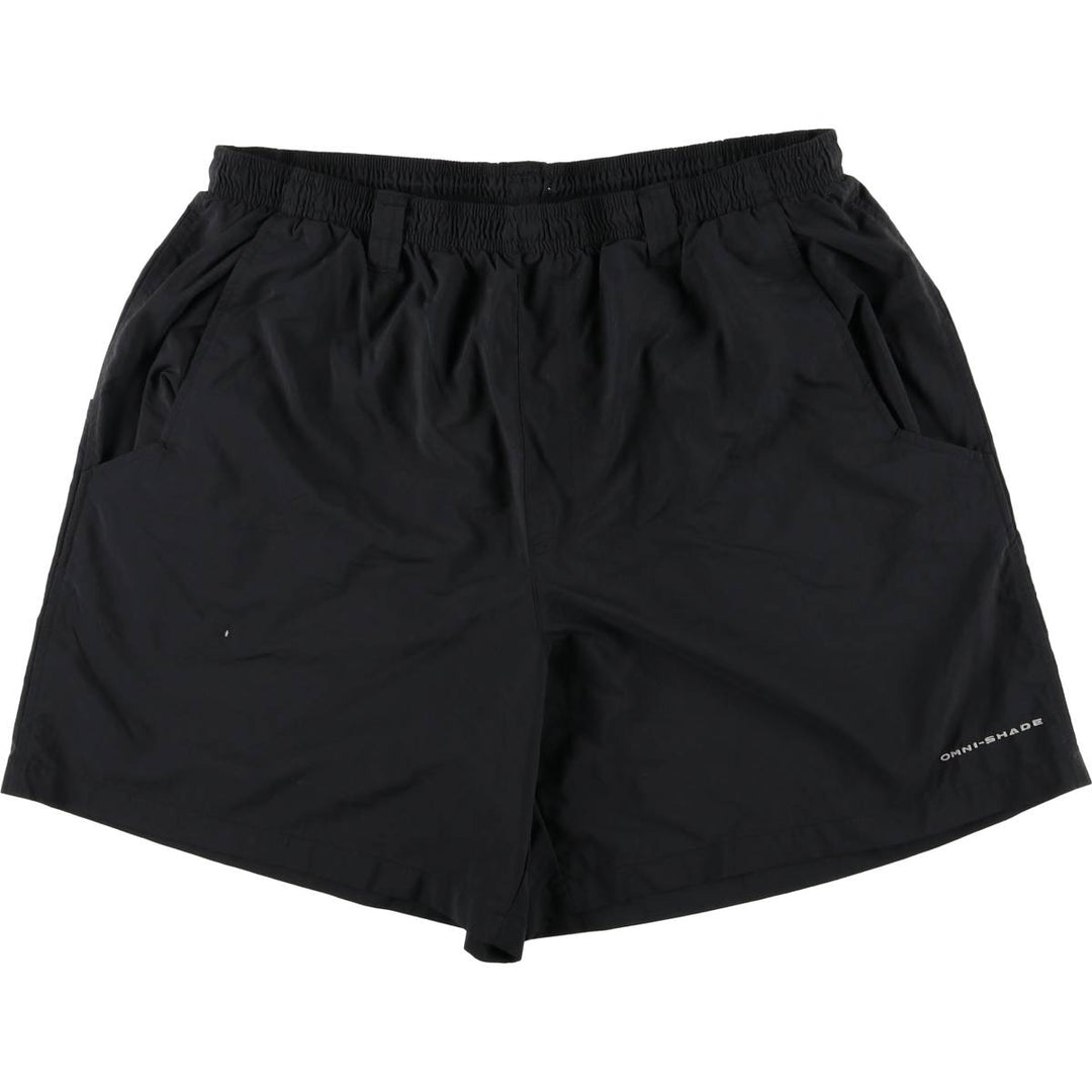 Columbia PFG OMNI-SHADE Swim Shorts, Men's Size L Nylon black type Vintage Second Hand