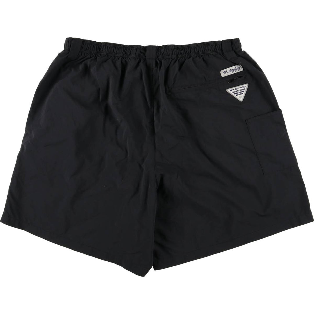 Columbia PFG OMNI-SHADE Swim Shorts, Men's Size L Nylon black type Vintage Second Hand