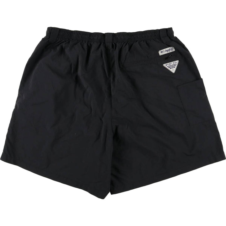 Columbia PFG OMNI-SHADE Swim Shorts, Men's Size L Nylon black type Vintage Second Hand