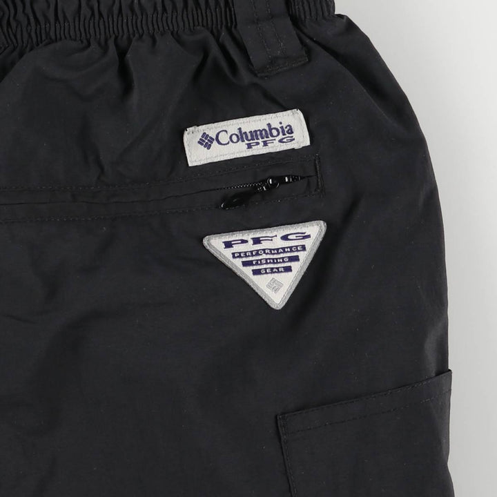 Columbia PFG OMNI-SHADE Swim Shorts, Men's Size L Nylon black type Vintage Second Hand
