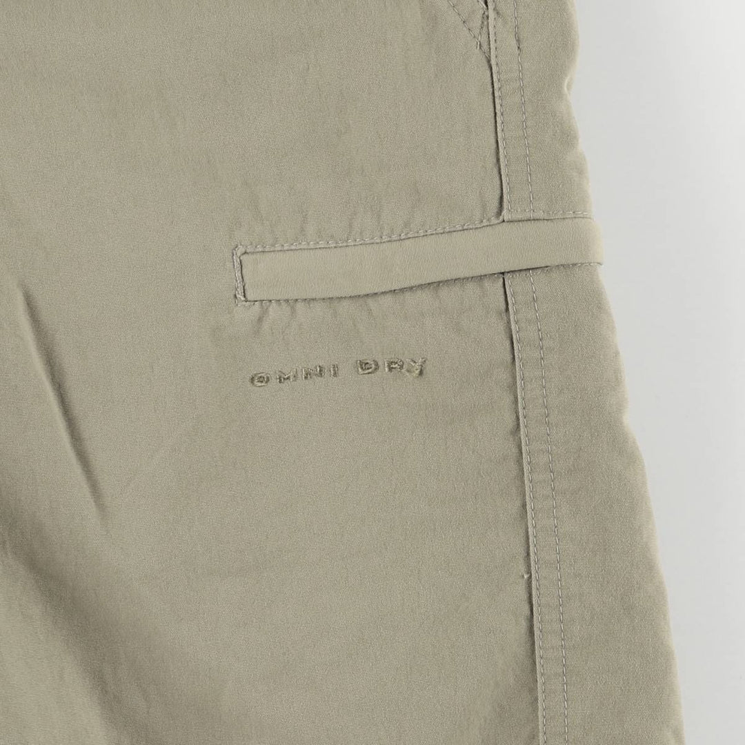 Columbia GRT OMNI DRY Nylon Shorts, Men's Size Medium Nylon Khaki type Vintage Second Hand