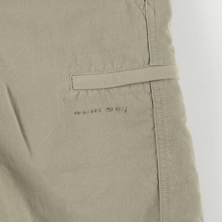 Columbia GRT OMNI DRY Nylon Shorts, Men's Size Medium Nylon Khaki type Vintage Second Hand