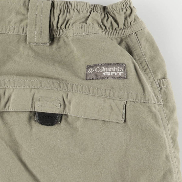 Columbia GRT OMNI DRY Nylon Shorts, Men's Size Medium Nylon Khaki type Vintage Second Hand