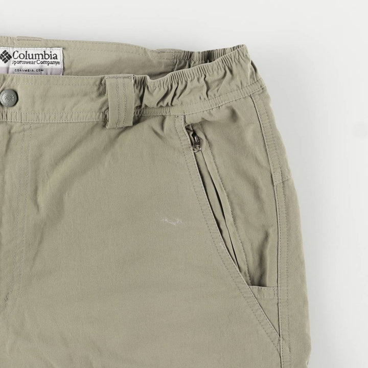 Columbia GRT OMNI DRY Nylon Shorts, Men's Size Medium Nylon Khaki type Vintage Second Hand