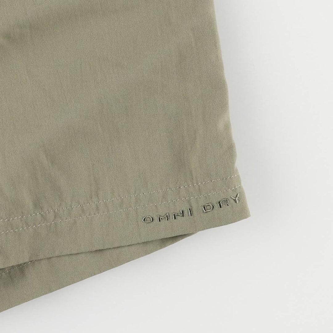 Columbia GRT Nylon Shorts, Men's Size L Nylon Khaki type Vintage Second Hand