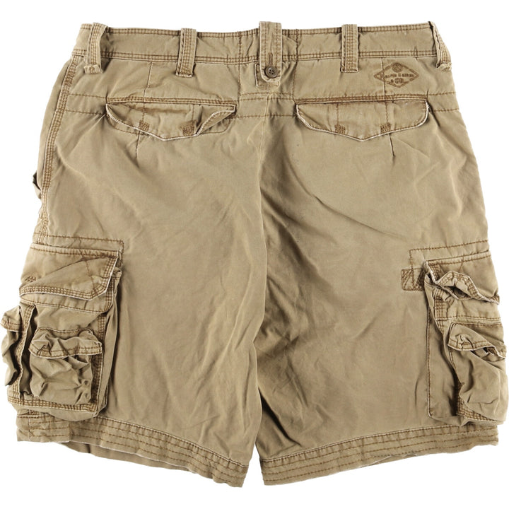 Ralph Lauren POLO by Ralph Lauren cargo shorts, half pants, men's w37 equivalent cotton beige type brown Vintage Second Hand