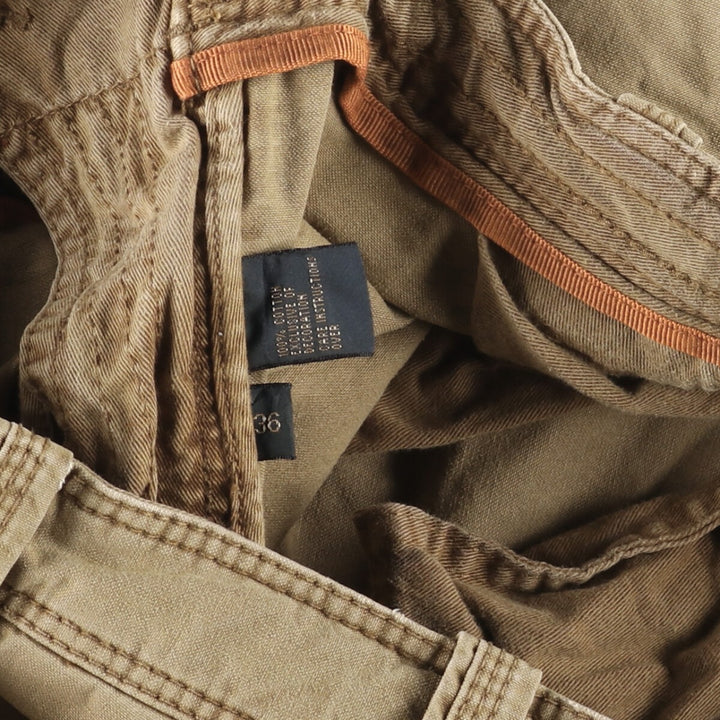 Ralph Lauren POLO by Ralph Lauren cargo shorts, half pants, men's w37 equivalent cotton beige type brown Vintage Second Hand