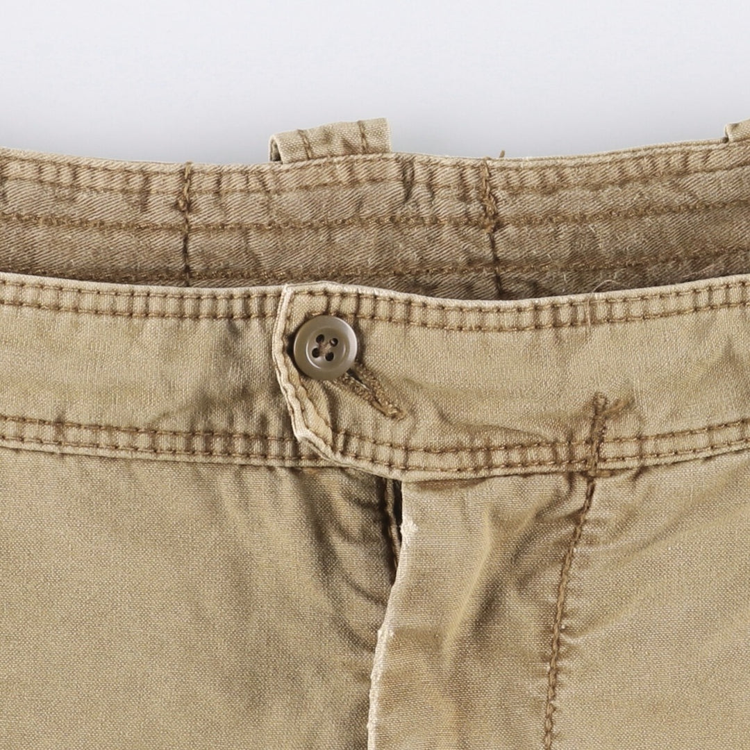Ralph Lauren POLO by Ralph Lauren cargo shorts, half pants, men's w37 equivalent cotton beige type brown Vintage Second Hand