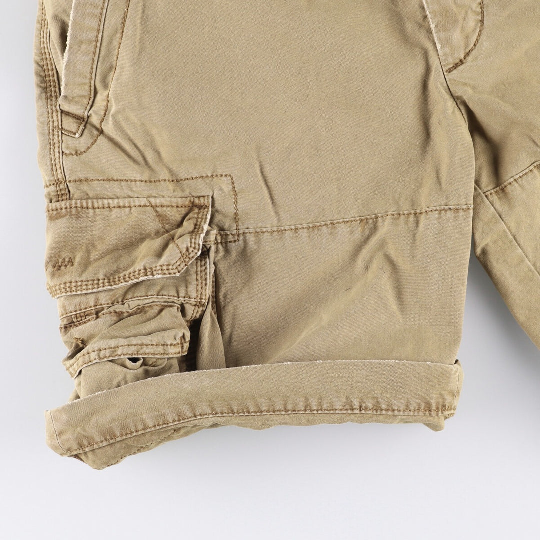 Ralph Lauren POLO by Ralph Lauren cargo shorts, half pants, men's w37 equivalent cotton beige type brown Vintage Second Hand