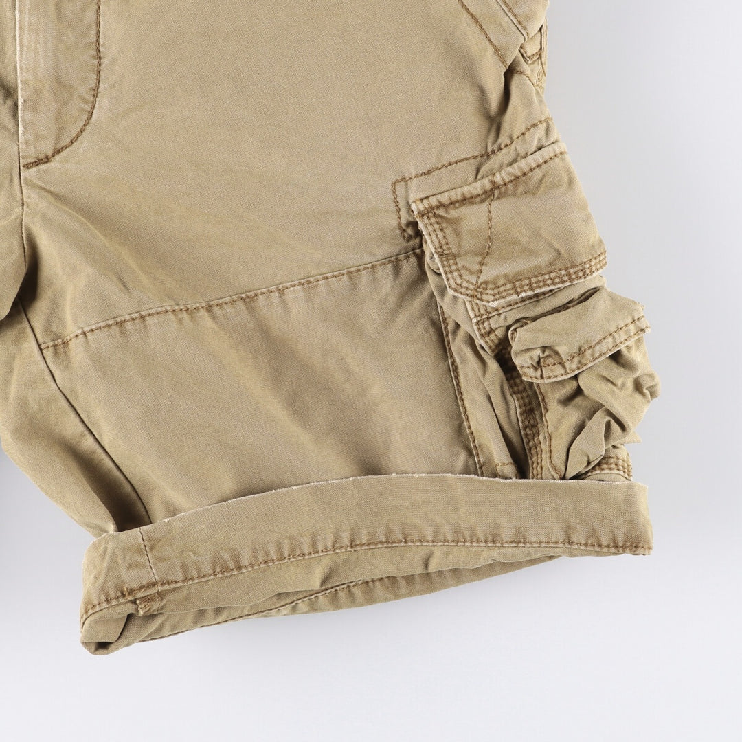 Ralph Lauren POLO by Ralph Lauren cargo shorts, half pants, men's w37 equivalent cotton beige type brown Vintage Second Hand