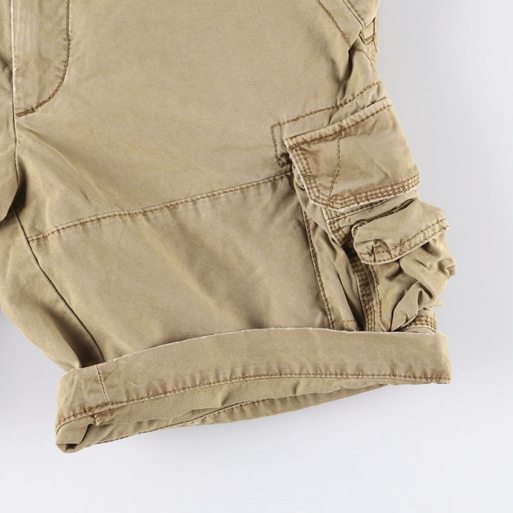 Ralph Lauren POLO by Ralph Lauren cargo shorts, half pants, men's w37 equivalent cotton beige type brown Vintage Second Hand