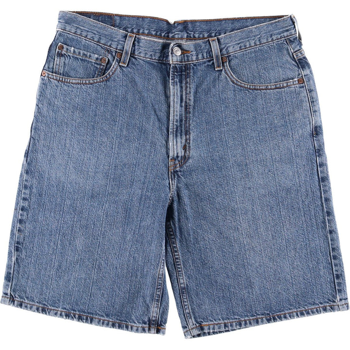 00'S Levi's 550 Relaxed Fit Denim Shorts, Half Pants, Jorts, Men's, W36 cotton blue type Vintage Second Hand