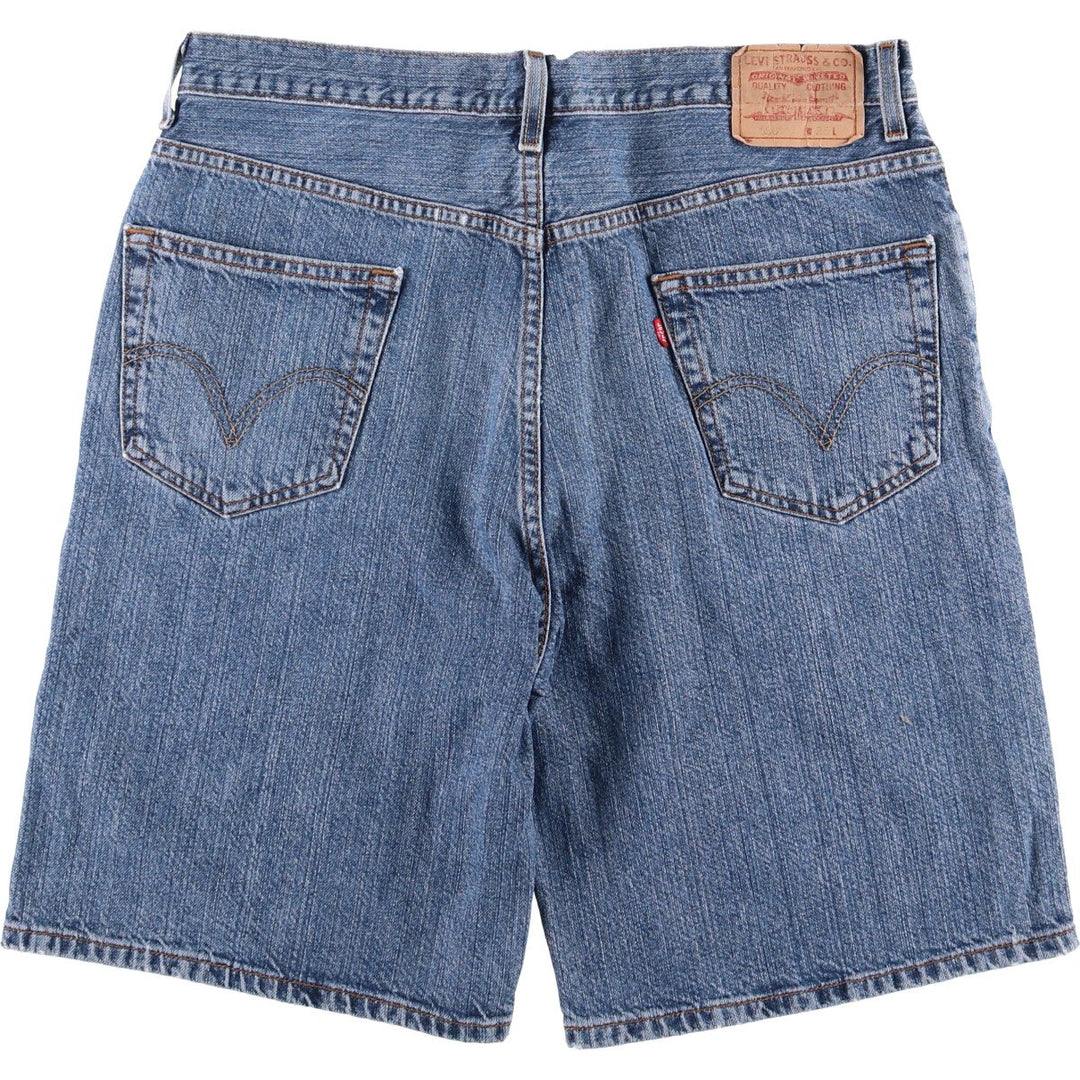 00'S Levi's 550 Relaxed Fit Denim Shorts, Half Pants, Jorts, Men's, W36 cotton blue type Vintage Second Hand