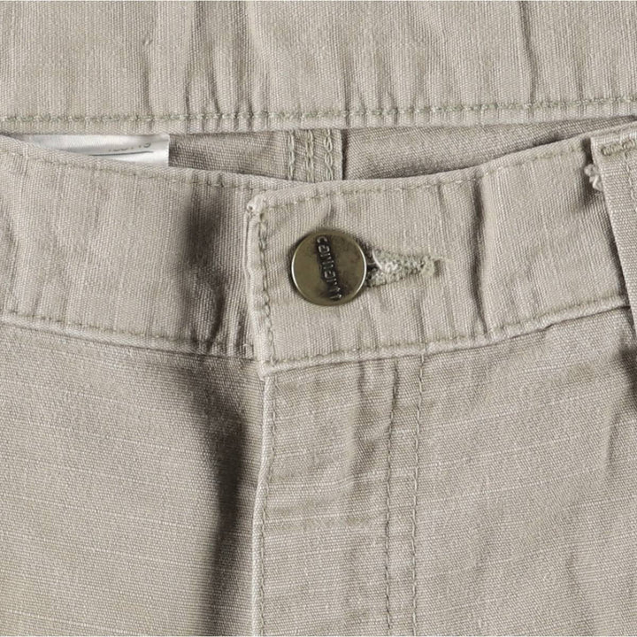 Carhartt Relaxed Fit Ripstop Cargo Shorts, Men's, W34 equivalent cotton Beige type Vintage Second Hand