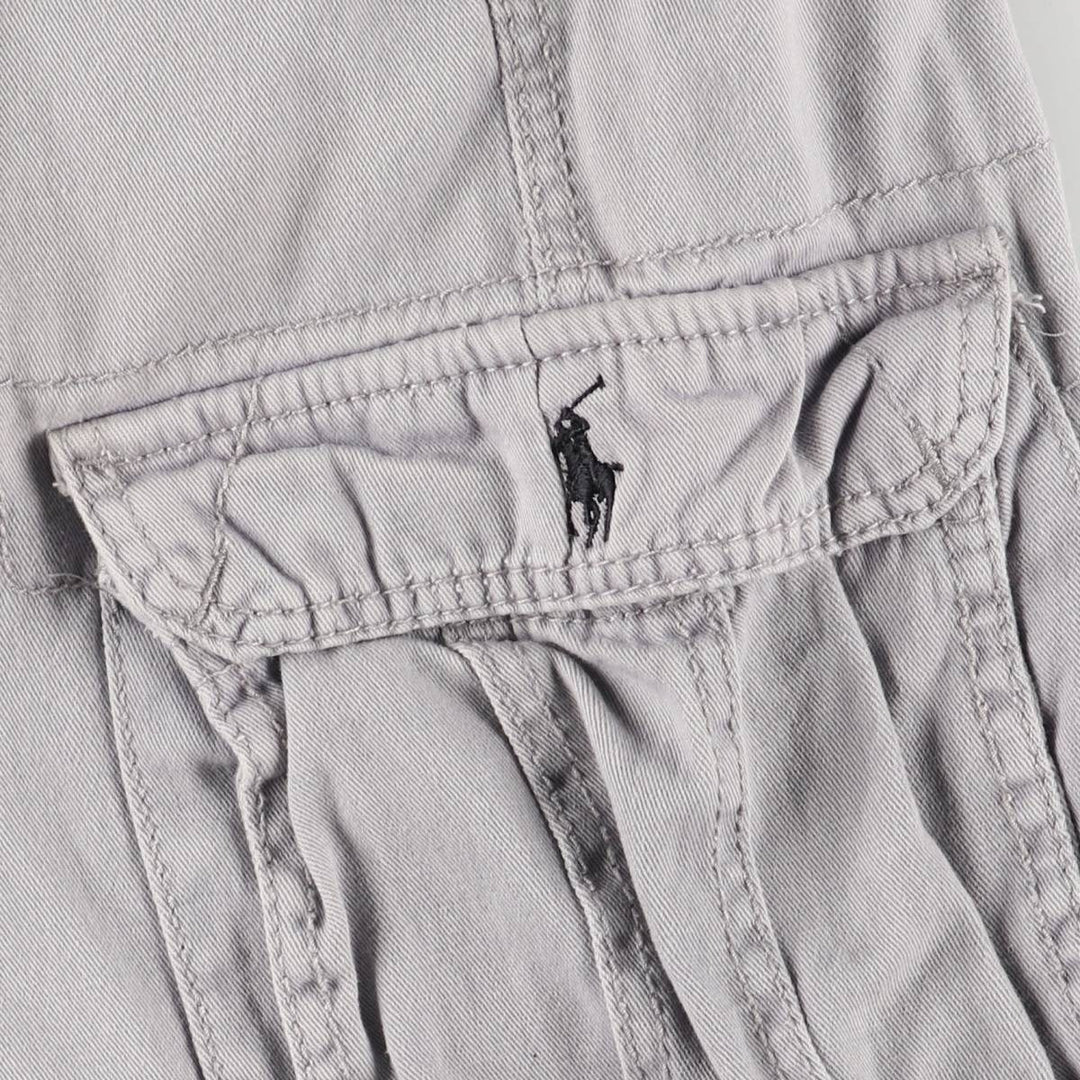 Ralph Lauren POLO by Ralph Lauren cargo shorts, half pants, men's size w32 cotton gray type Vintage Second Hand