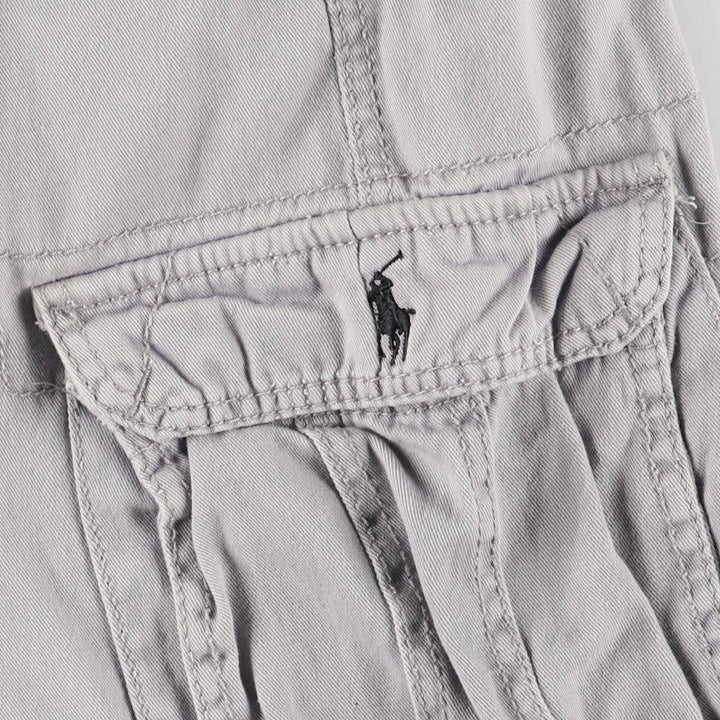 Ralph Lauren POLO by Ralph Lauren cargo shorts, half pants, men's size w32 cotton gray type Vintage Second Hand