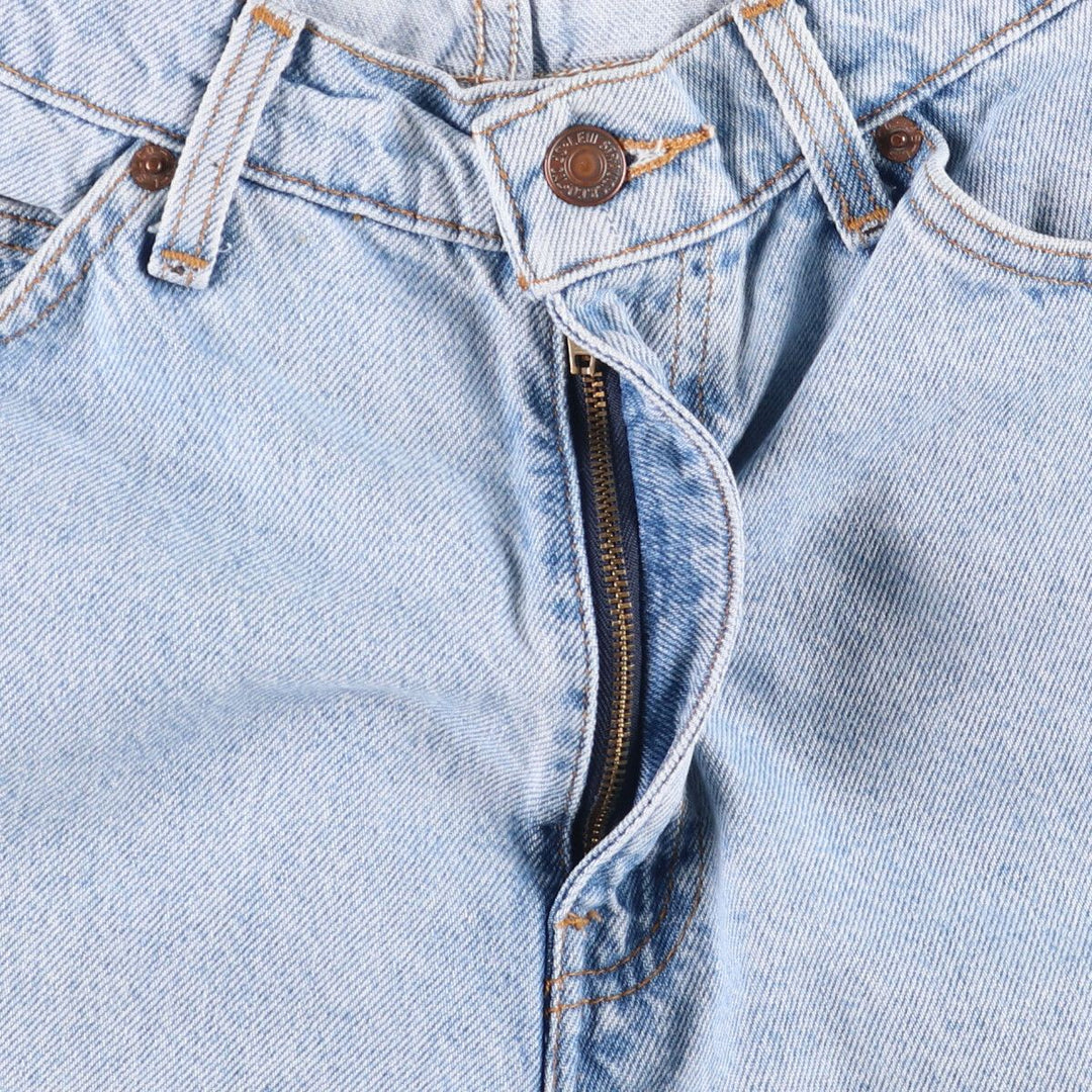 90'S Levi's 560 Loose Fit Denim Shorts with Orange Tab, Men's Size W30, Vintage cotton blue type Vintage Second Hand